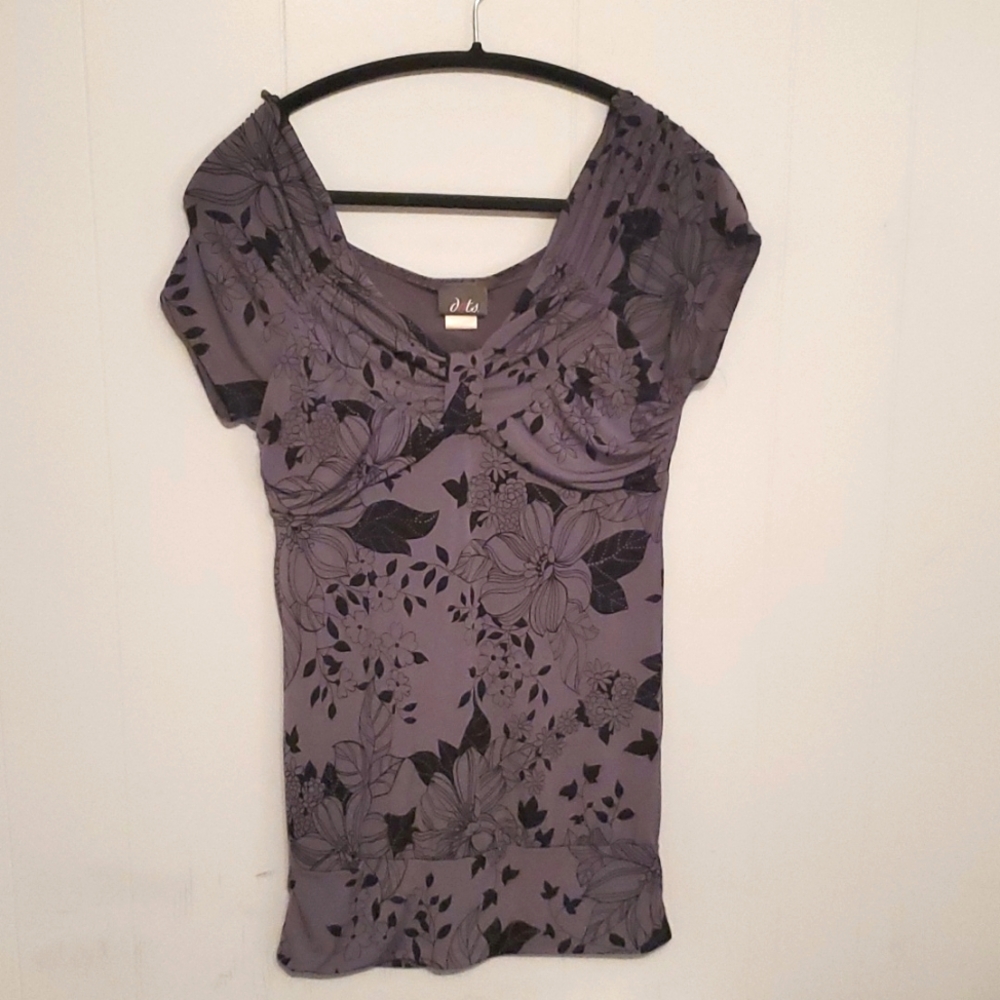 Dots grey/black top